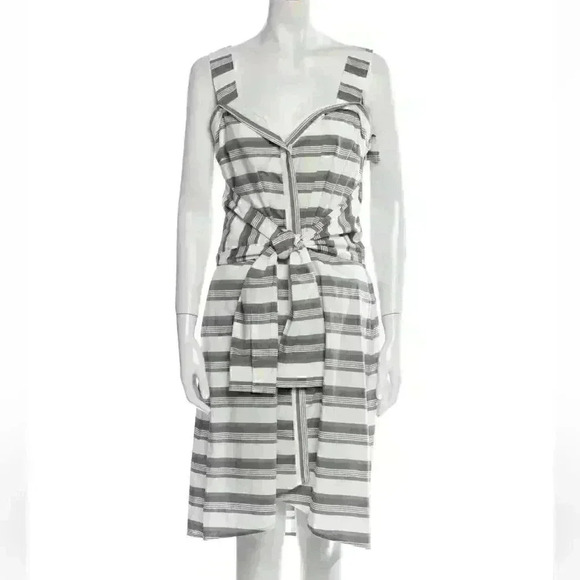 10 Crosby Derek Lam Dresses & Skirts - NWT Derek Lam 10 Crosby Striped Midi Length Dress Sz 8